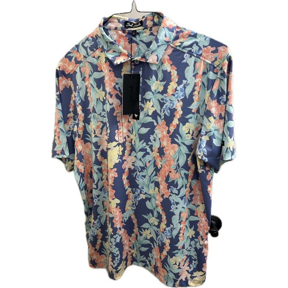 Bad Birdie Men's Lei'd Core Performance Polo Shirt Style# BBMP001-649 Size L
